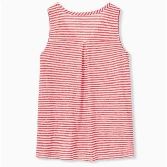 NWOT Torrid stripe red Knit Jersey Swing Tunic Tank top size 2X - Picture 2 of 8